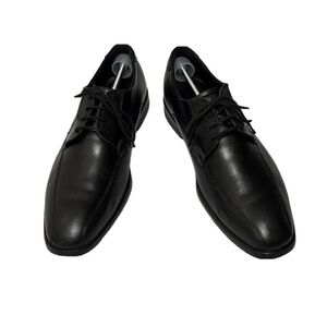 Ecco Edinburgh Perforated Mens Leather Dress Shoes, Size US 13 EUR 47, Black